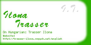 ilona trasser business card